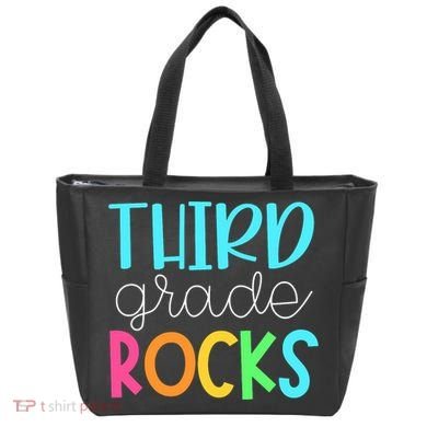 Third Grade Teacher Team - 3rd Grade Rocks Tote Bag