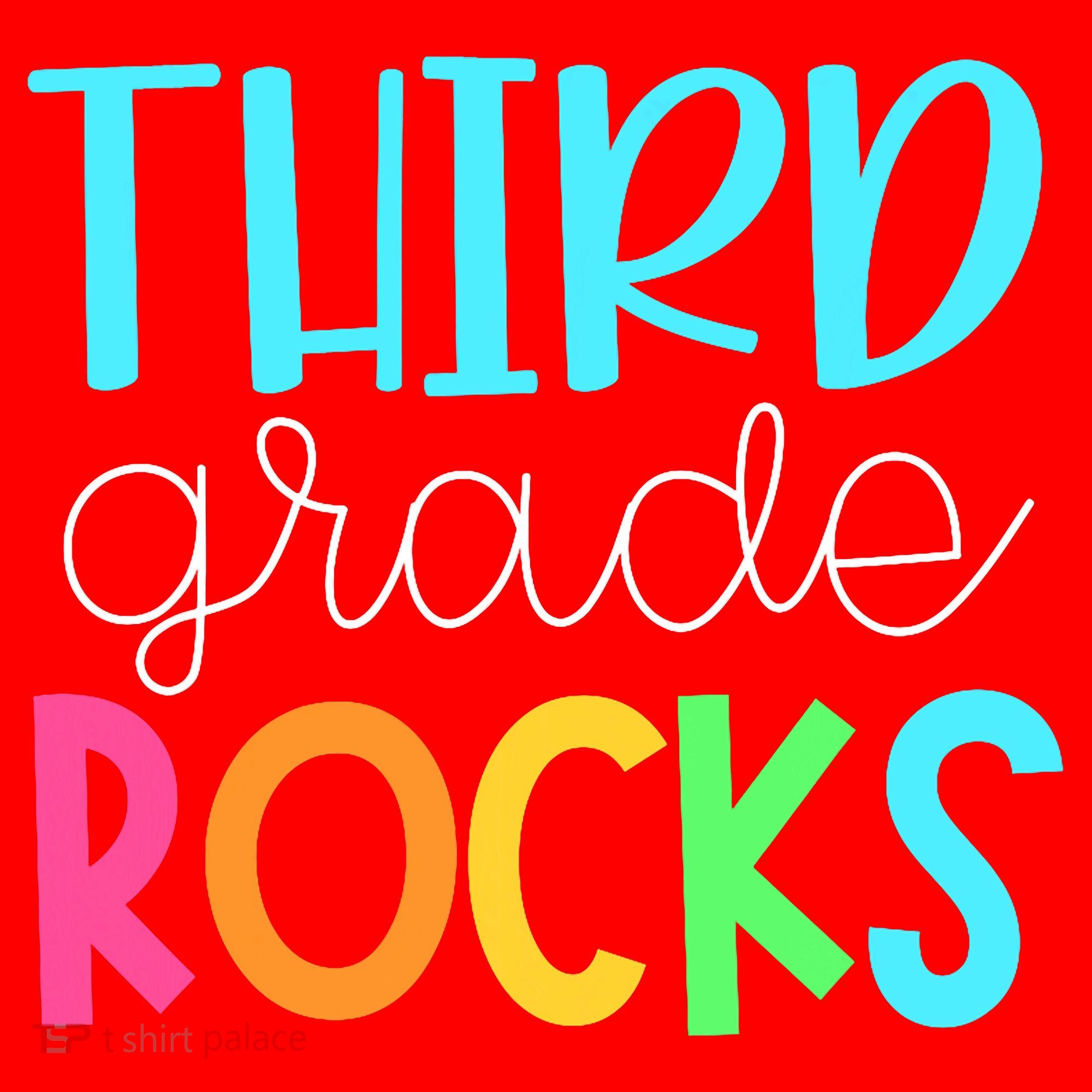 Third Grade Teacher Team - 3rd Grade Rocks Santa Hat