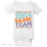 Tenth Grade TeamTeacher Student Back To School 10th Grade Gift Baby Bodysuit thumb 0