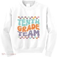 Tenth Grade TeamTeacher Student Back To School 10th Grade Gift Kids Sweatshirt thumb 0