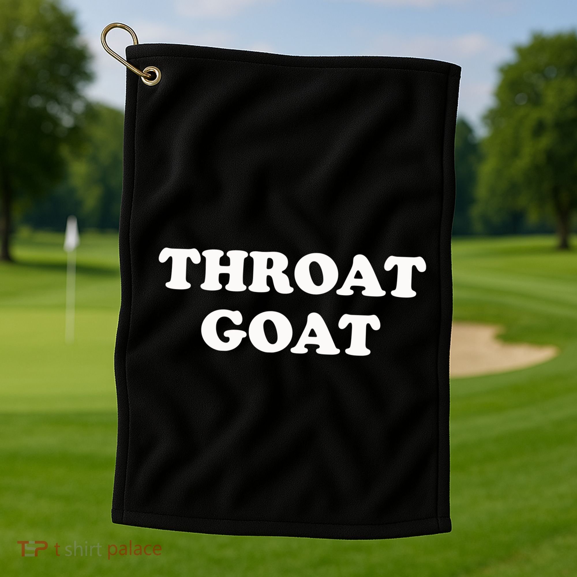 Throat Goat Golf Towel