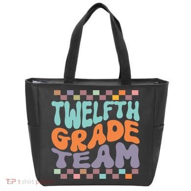 Twelfth Grade Team Teacher Student Back To School 12th Grade Gift Tote Bag