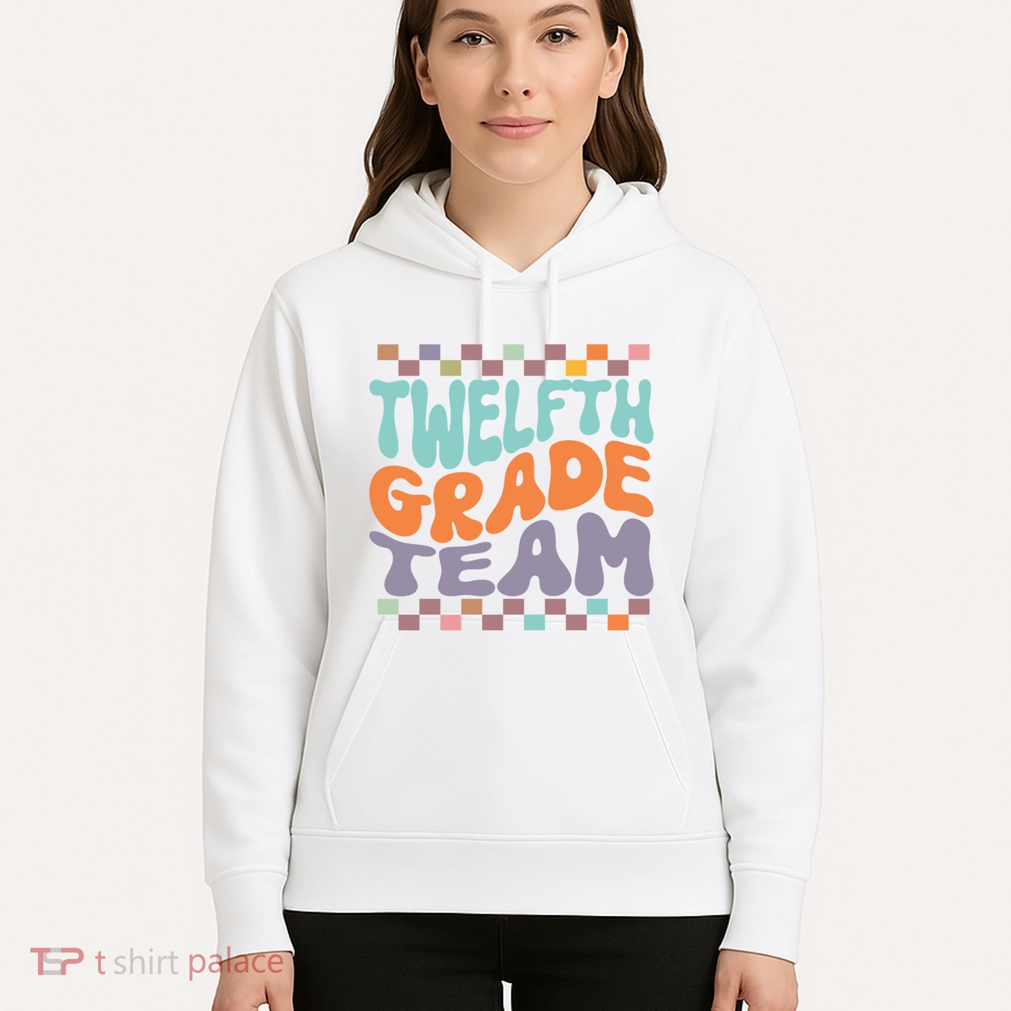 Twelfth Grade Team Teacher Student Back To School 12th Grade Gift Hoodie