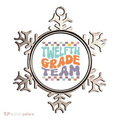 Twelfth Grade Team Teacher Student Back To School 12th Grade Gift Ornament