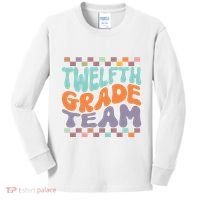 Twelfth Grade Team Teacher Student Back To School 12th Grade Gift Kids Long Sleeve Shirt thumb 0