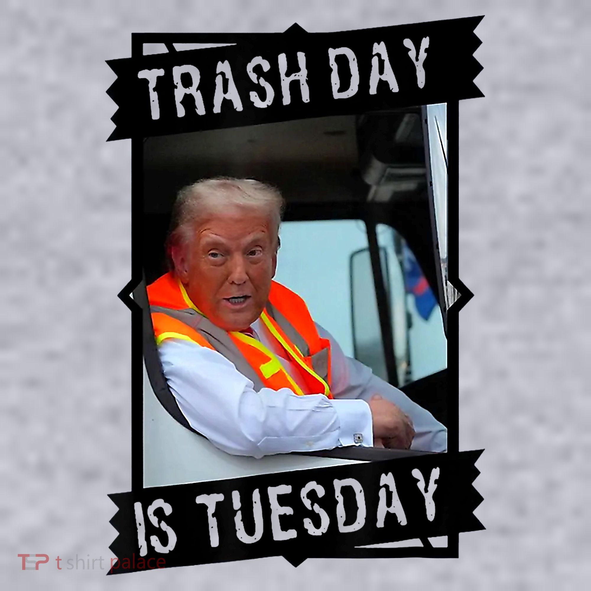 Trump Garbage Truck Trash Day Is Tuesday Women's Sweatshirt