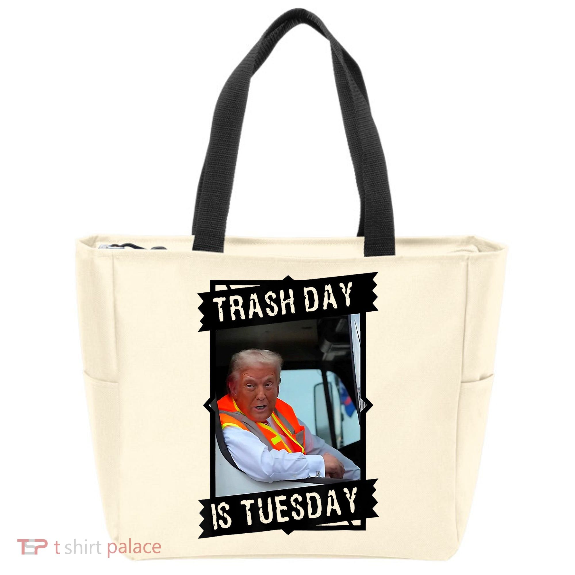 Trump Garbage Truck Trash Day Is Tuesday Tote Bag