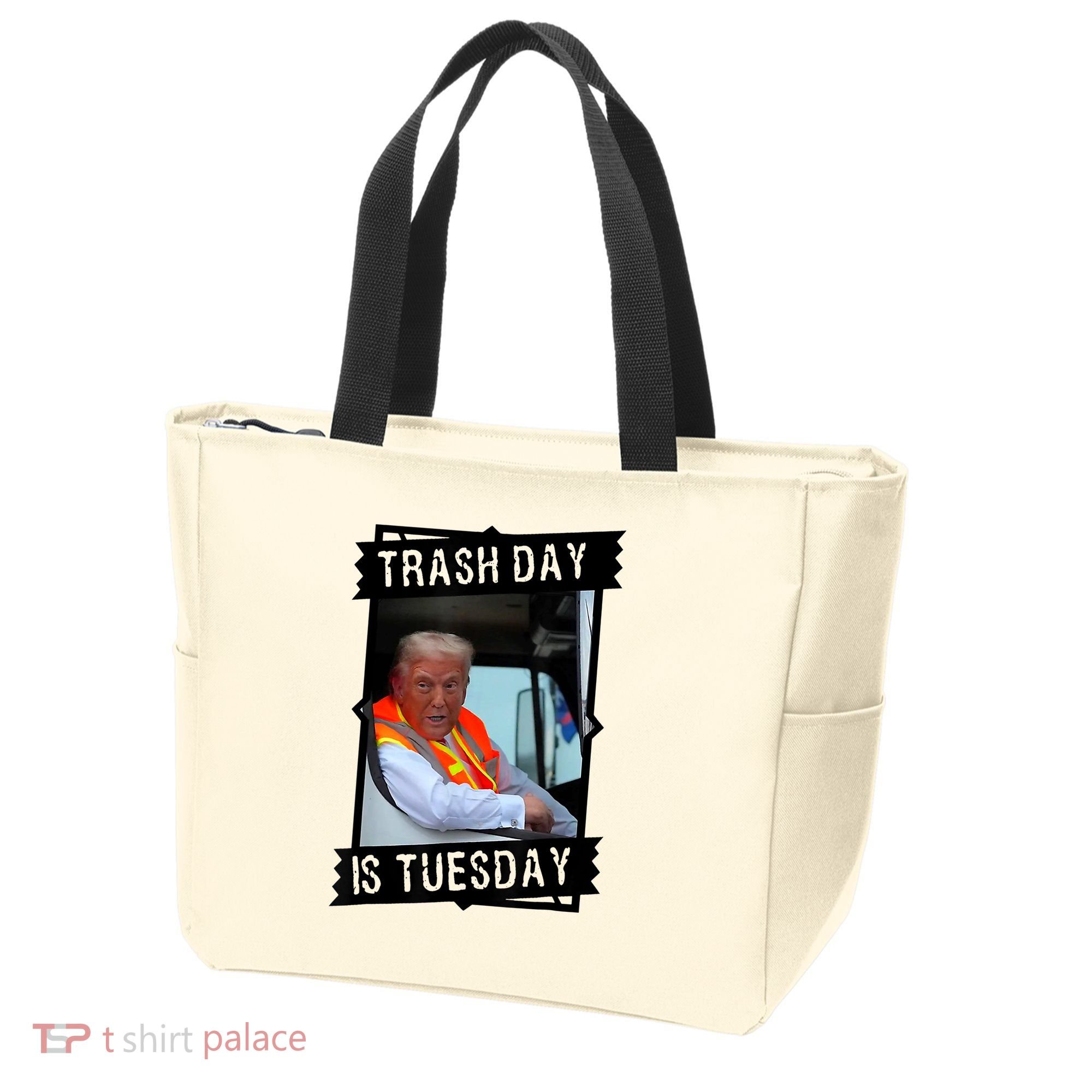 Trump Garbage Truck Trash Day Is Tuesday Tote Bag