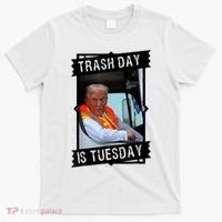 Trump Garbage Truck Trash Day Is Tuesday T-Shirt thumb 0