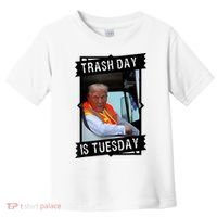 Trump Garbage Truck Trash Day Is Tuesday Toddler T-Shirt thumb 0