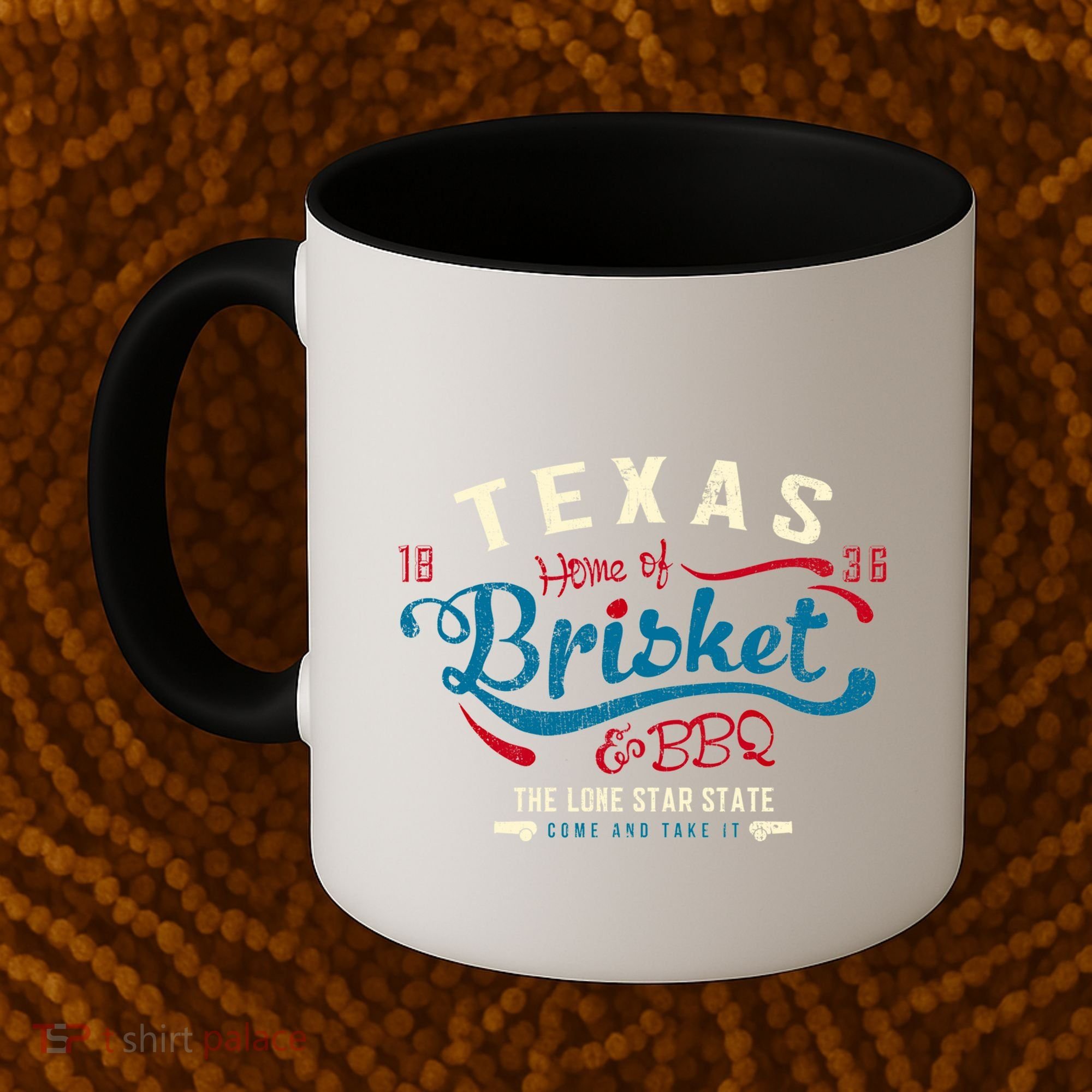 Texan Grillmaster: Texas Bbq Brisket Texas Independence Day Gift Coffee Mug