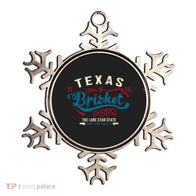 Texan Grillmaster: Texas Bbq Brisket Texas Independence Day Gift Ornament