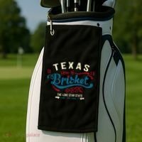 Texan Grillmaster: Texas Bbq Brisket Texas Independence Day Gift Golf Towel thumb 2