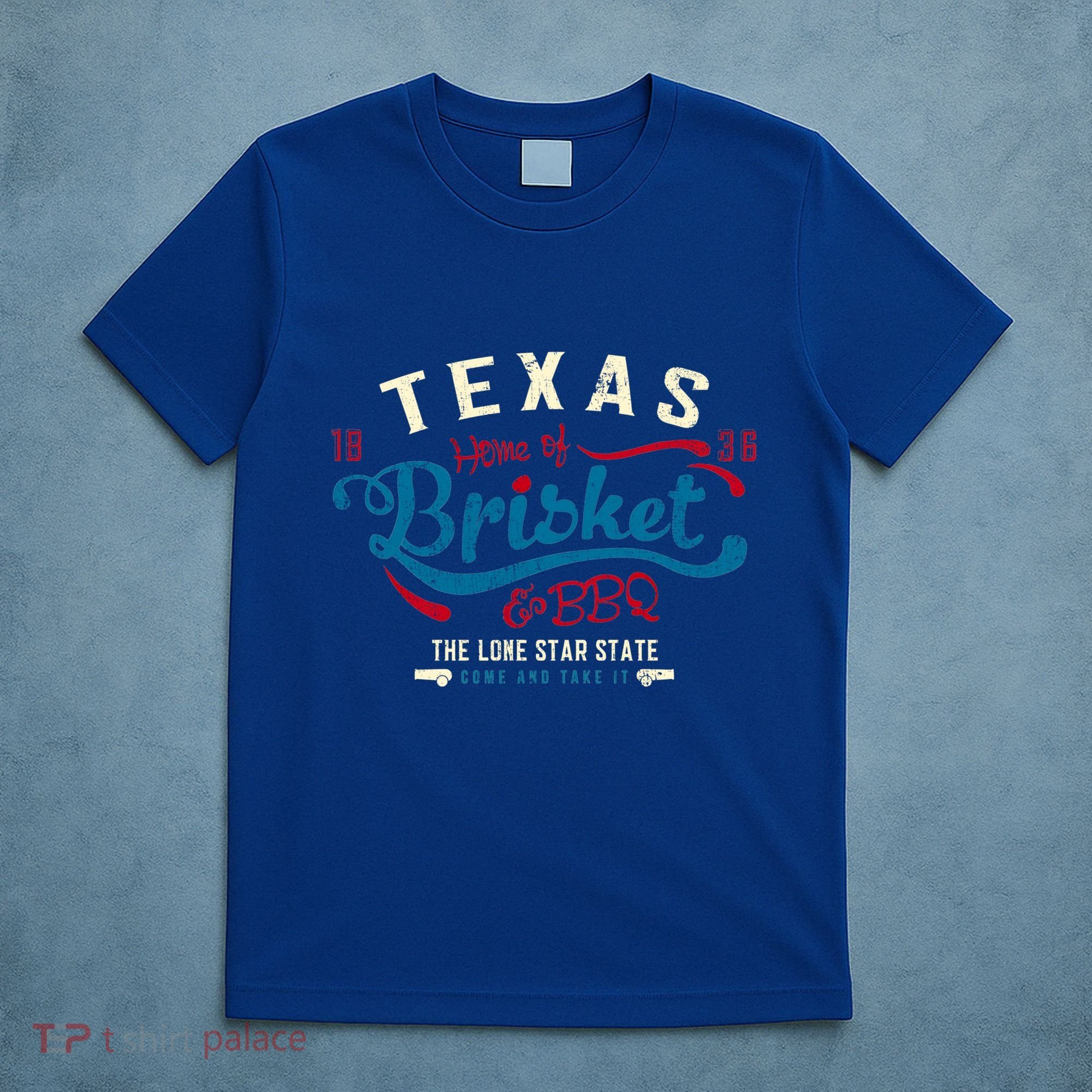 Texan Grillmaster: Texas Bbq Brisket Texas Independence Day Gift T-Shirt