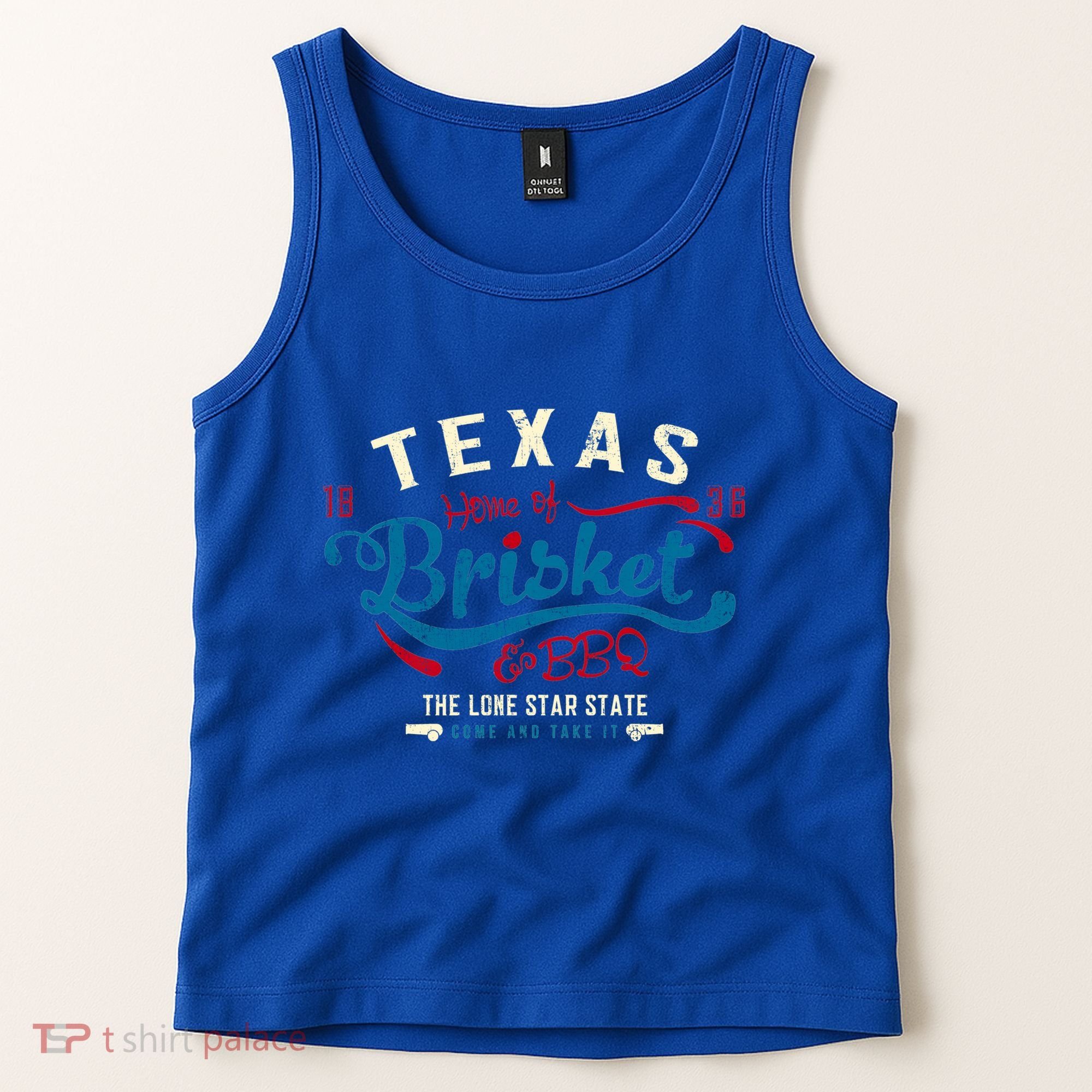 Texan Grillmaster: Texas Bbq Brisket Texas Independence Day Gift Tank Top