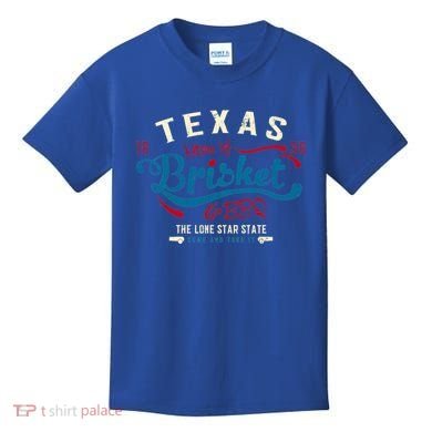 Texan Grillmaster: Texas Bbq Brisket Texas Independence Day Gift Kids T-Shirt