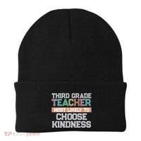 Third Grade Teacher Most Likely To Choose Kind Beanie thumb 0