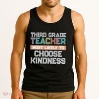 Third Grade Teacher Most Likely To Choose Kind Tank Top thumb 3