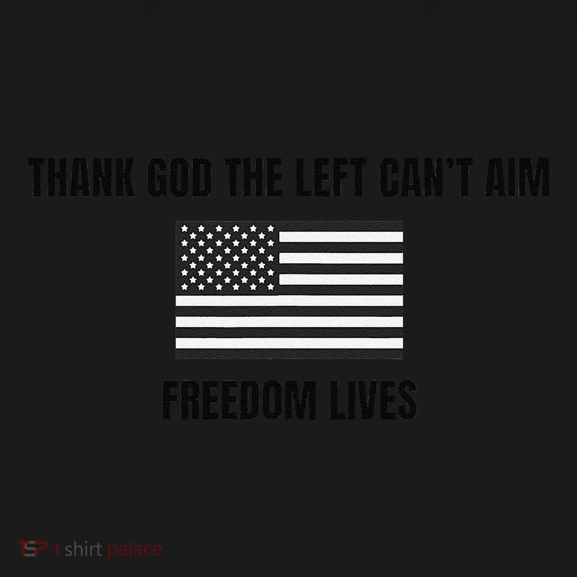Thank God The Left CanT Aim Freedom Lives Women's Hoodie