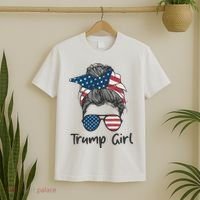 Trump Girl | Trump 2024 Election Gifts T-Shirt thumb 2
