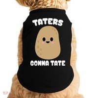 Taters Gonna Tate Funny Potato Doggie Tank thumb 0
