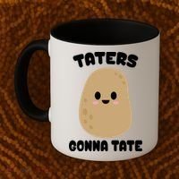 Taters Gonna Tate Funny Potato Coffee Mug thumb 2