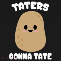 Taters Gonna Tate Funny Potato Baby Long Sleeve Bodysuit thumb 2