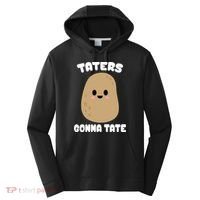 Taters Gonna Tate Funny Potato Performance Fleece Hoodie thumb 0