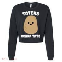 Taters Gonna Tate Funny Potato Cropped Pullover Crew thumb 0