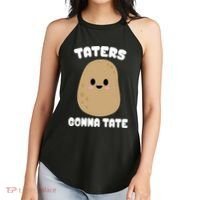 Taters Gonna Tate Funny Potato Women's Perfect Tri Rocker Tank thumb 2