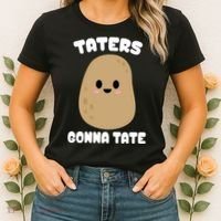 Taters Gonna Tate Funny Potato Women's T-Shirt thumb 2