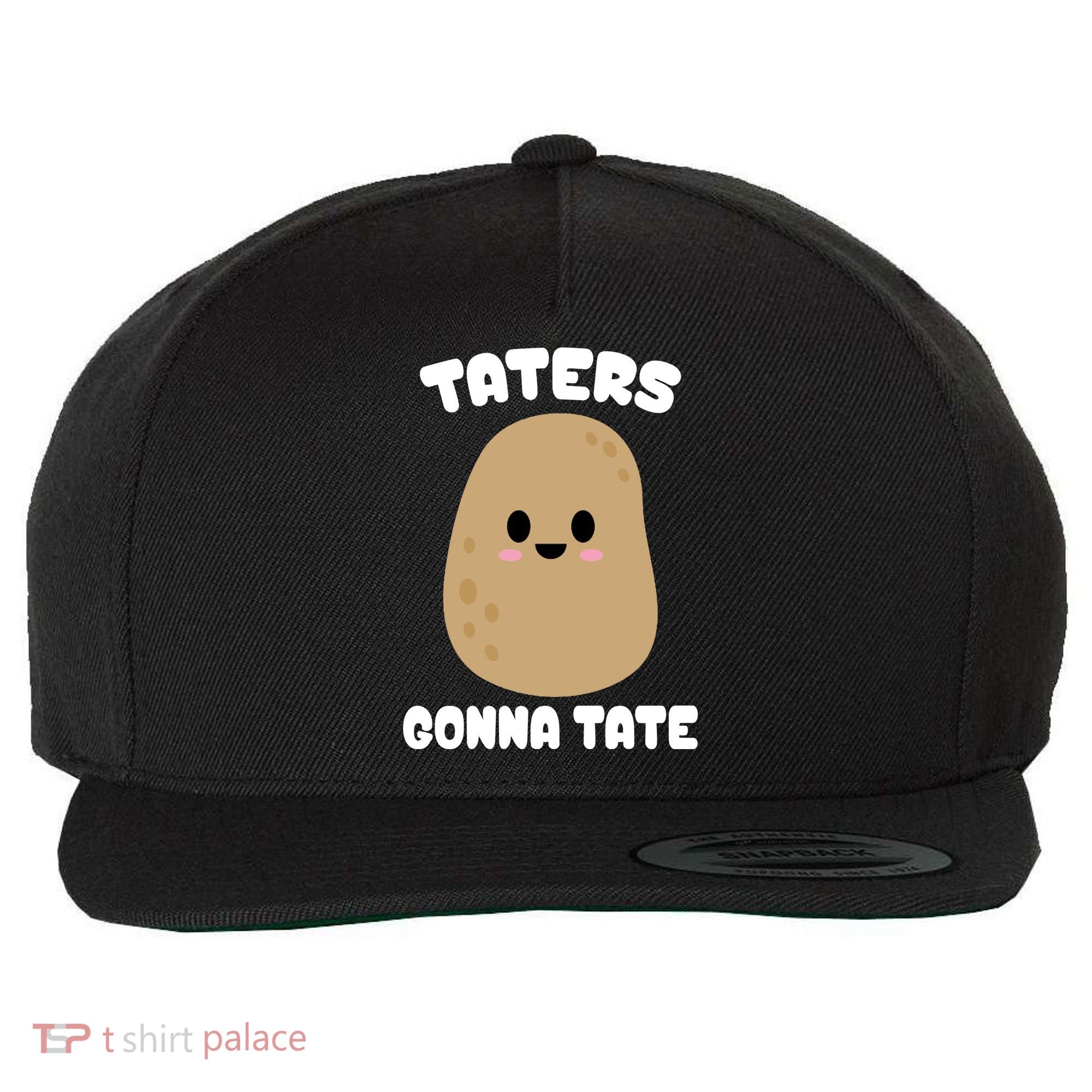 Taters Gonna Tate Funny Potato Wool Snapback Cap
