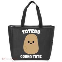 Taters Gonna Tate Funny Potato Tote Bag thumb 0