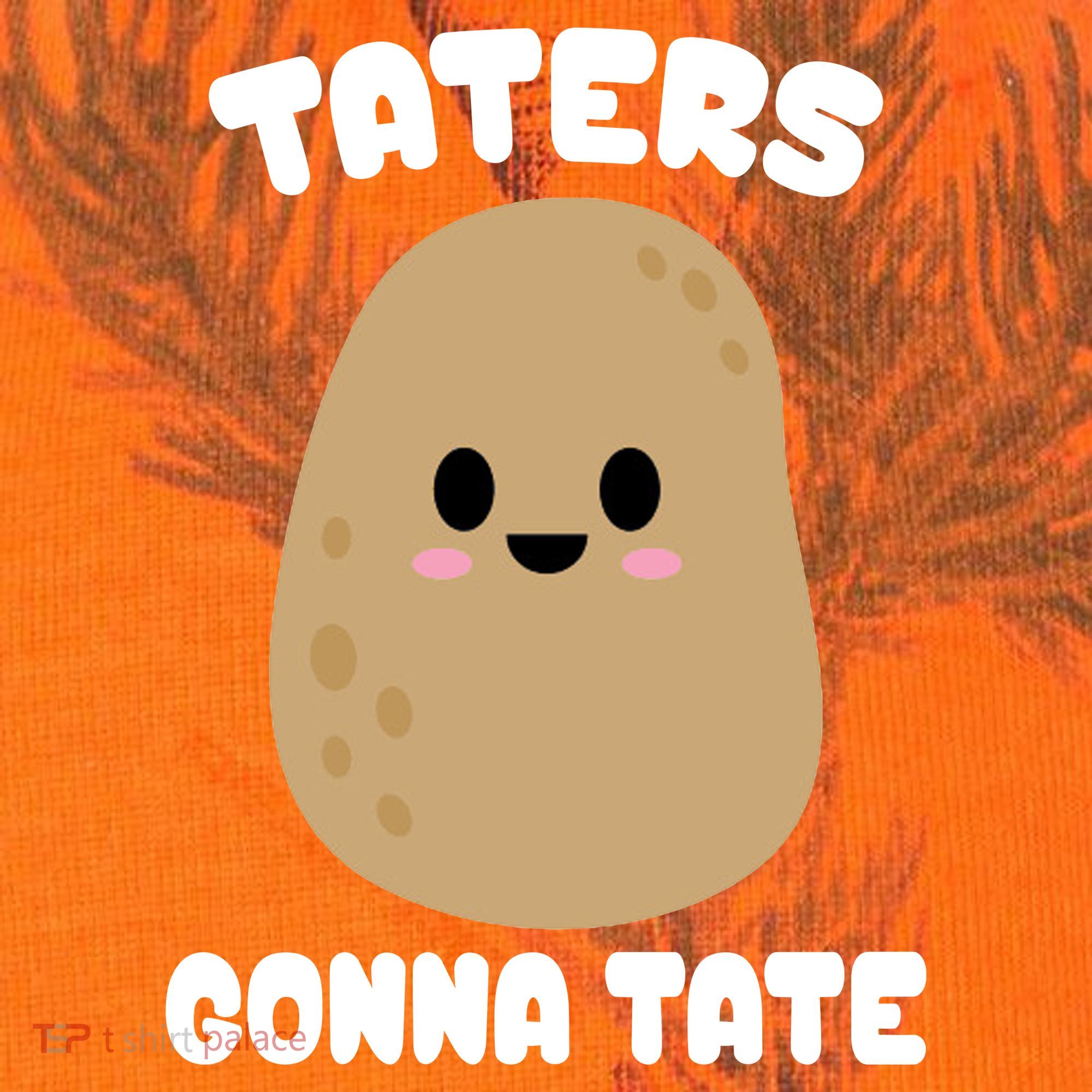 Taters Gonna Tate Funny Potato Kati Licensed 12" Camo Cuffed Beanie