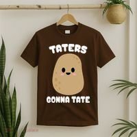 Taters Gonna Tate Funny Potato T-Shirt thumb 2