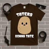 Taters Gonna Tate Funny Potato T-Shirt thumb 5