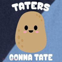 Taters Gonna Tate Funny Potato Raglan Baseball Sleeve Shirt thumb 2