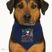 This Golf Team Is On The SantaS Naughty List USA-Made Doggie Bandana thumb 1