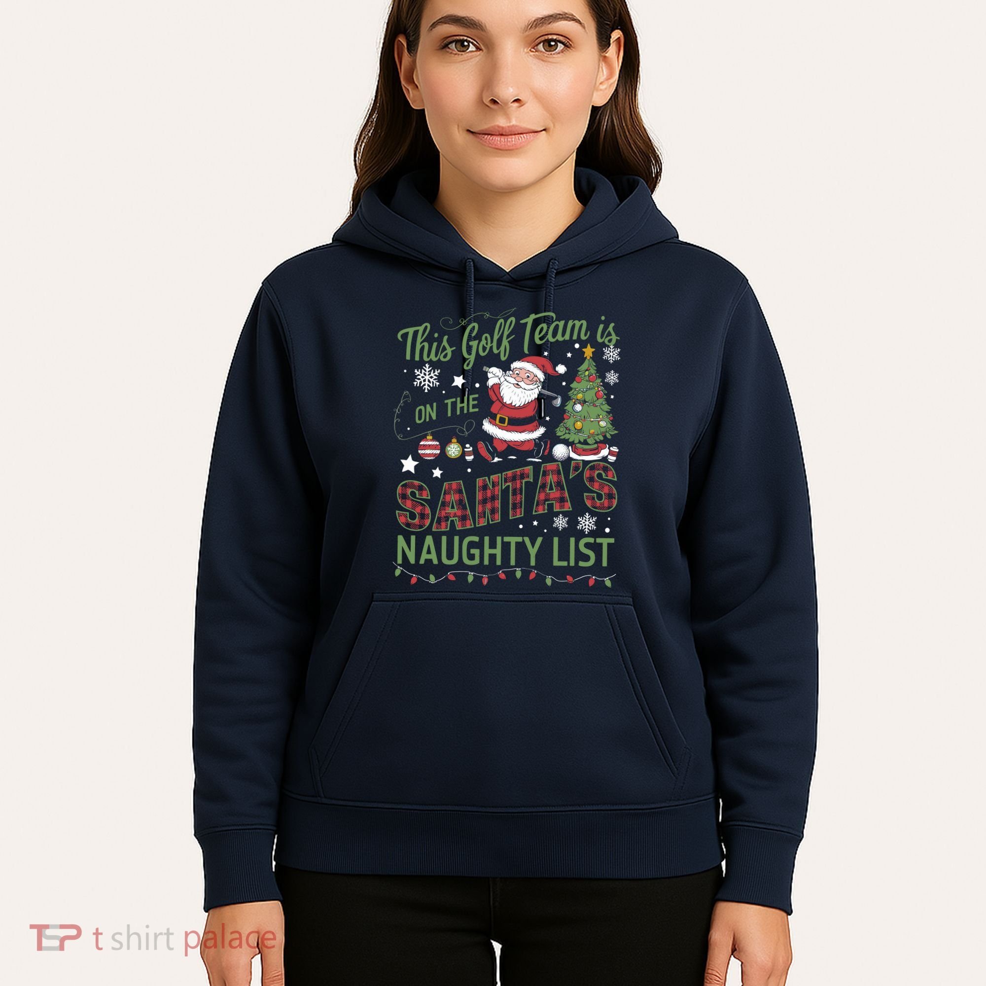 This Golf Team Is On The SantaS Naughty List Hoodie