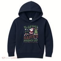 This Golf Team Is On The SantaS Naughty List Kids Hoodie thumb 0