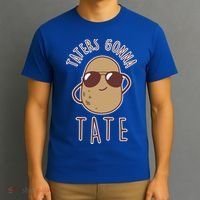 Taters Gonna Tate Funny Potato Tater Tot Foodie Gift T-Shirt thumb 3