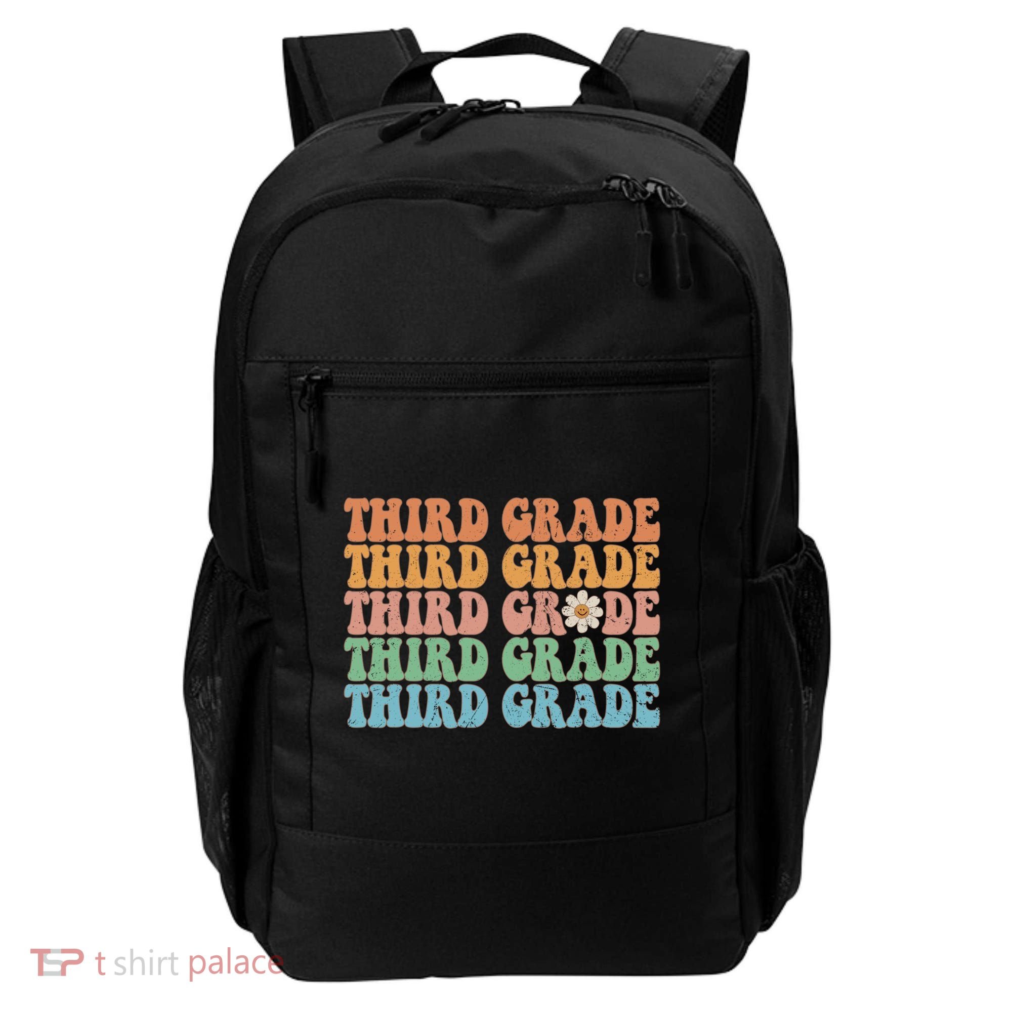 Third Grade Teacher Leopard Rainbow 3rd Grade Teacher Funny Meaningful Gift Backpack
