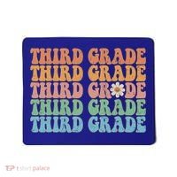 Third Grade Teacher Leopard Rainbow 3rd Grade Teacher Funny Meaningful Gift Mousepad thumb 0