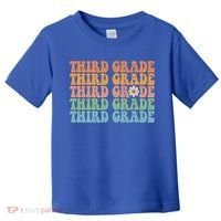 Third Grade Teacher Leopard Rainbow 3rd Grade Teacher Funny Meaningful Gift Toddler T-Shirt thumb 0