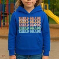 Third Grade Teacher Leopard Rainbow 3rd Grade Teacher Funny Meaningful Gift Kids Hoodie thumb 3