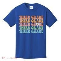 Third Grade Teacher Leopard Rainbow 3rd Grade Teacher Funny Meaningful Gift Kids T-Shirt thumb 0