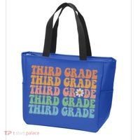 Third Grade Teacher Leopard Rainbow 3rd Grade Teacher Funny Meaningful Gift Tote Bag thumb 3