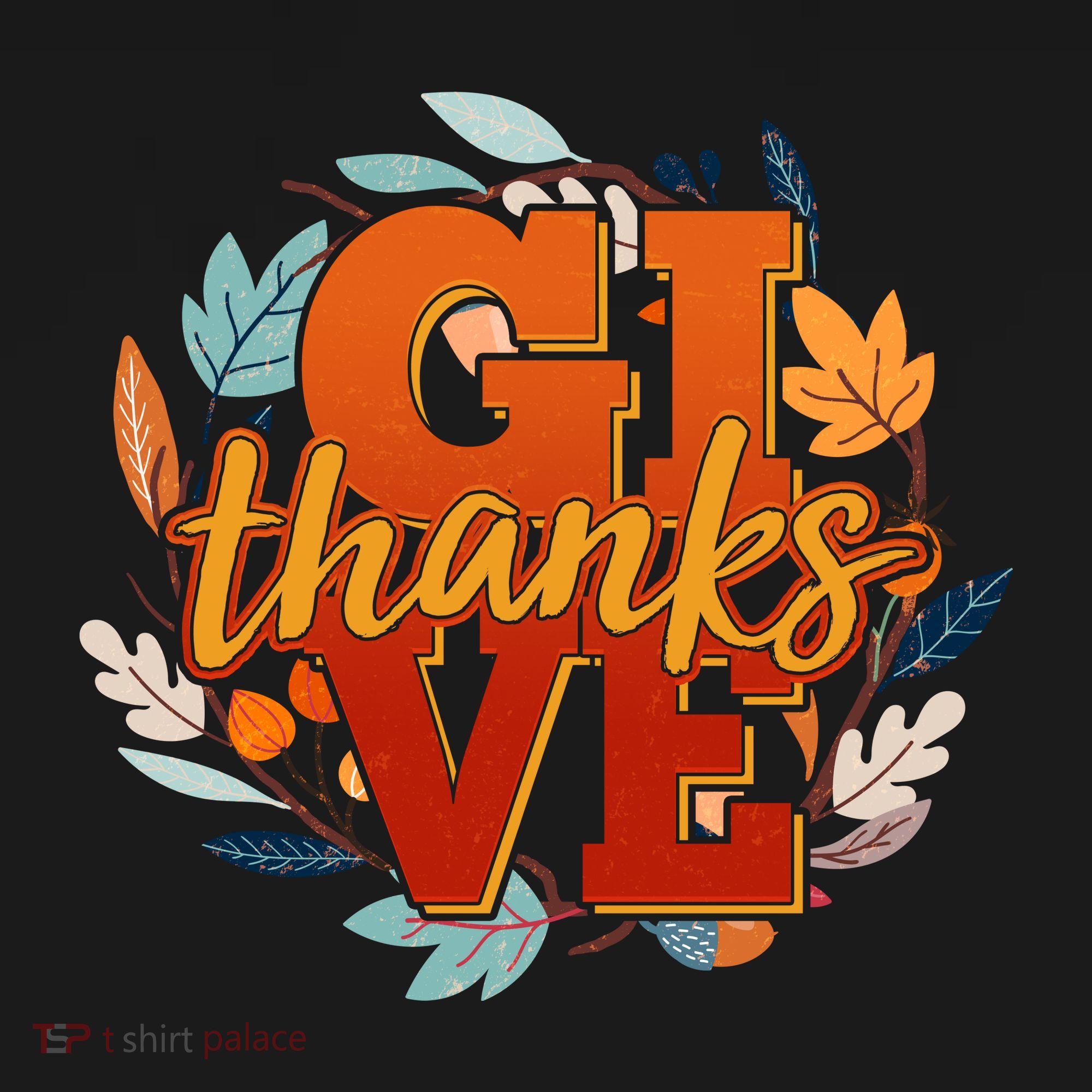 Thanksgiving Give Thanks Autumn Fall Wreath Women's Hoodie