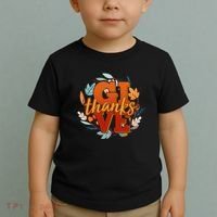 Thanksgiving Give Thanks Autumn Fall Wreath Toddler T-Shirt thumb 2