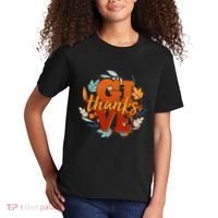 Thanksgiving Give Thanks Autumn Fall Wreath Kids T-Shirt thumb 2
